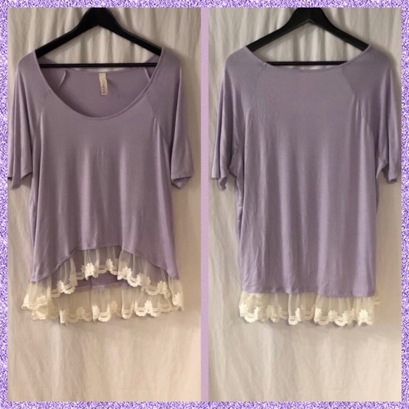 Lavender & Lace Tunic by Candy Rose - Picture 3 of 7